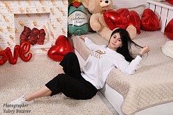 Фотосесія закоханої. Фото дівчини до дня закоханих. 14 лютого. 14 февраля. День влюблённых фотосет