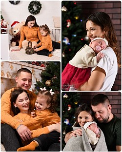 Справжні живі емоції на новорічній фотосесії в Ірпені. Фотостудія Ірпінь